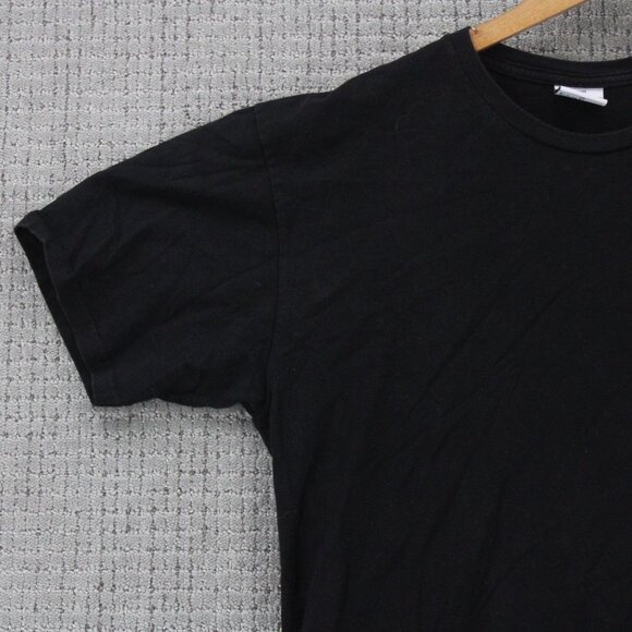 Woodman Shirt Mens Large L Black Short Sleeve Cherry Mouth Graphic Art Retro - Picture 4 of 9